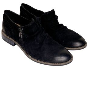 Clarks Collection Leather Side Zip Camzin Pace Black Women’s Sz 9